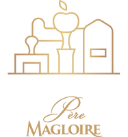 logo secondaire blanc et doré